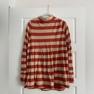 Striped Free People Turtle neck